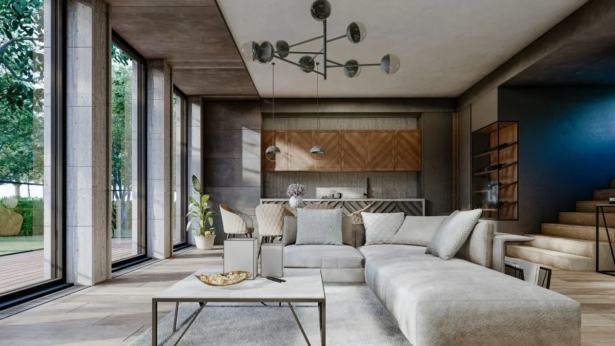 Wie ein offener Grundriss dank Lichtsteuerung zur Wohlfühloase wird